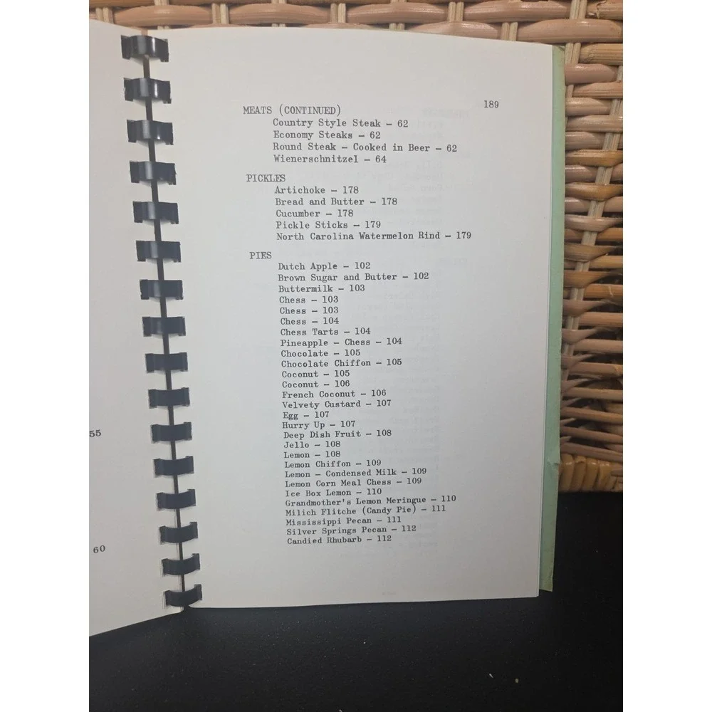 Nightingales In The Kitchen Cookbook Greensboro, North‎ Carolina First Ed 1964